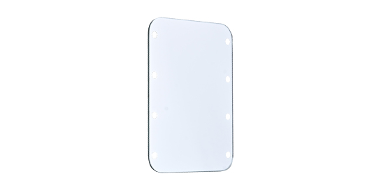 Laser Perforation Makeup Mirror